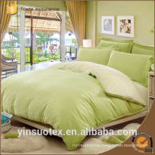 70/90GSM polyester brushed fabric solid color bedroom sets king size